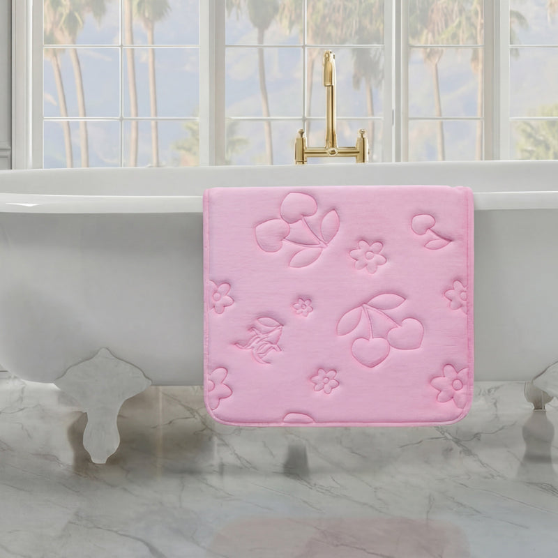 Quilted Memory Foam Bath Mat, 20" x 32"
