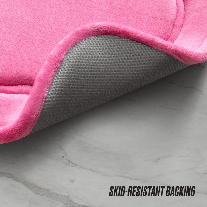 Quilted Memory Foam Bath Mat, 17" x 24"