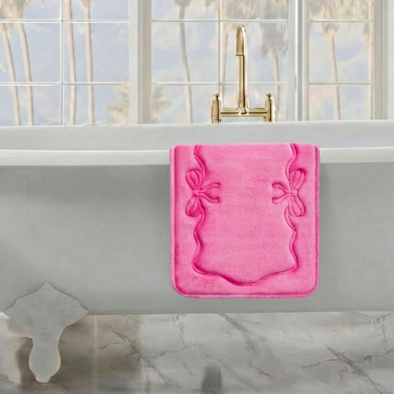 Quilted Memory Foam Bath Mat, 17" x 24"