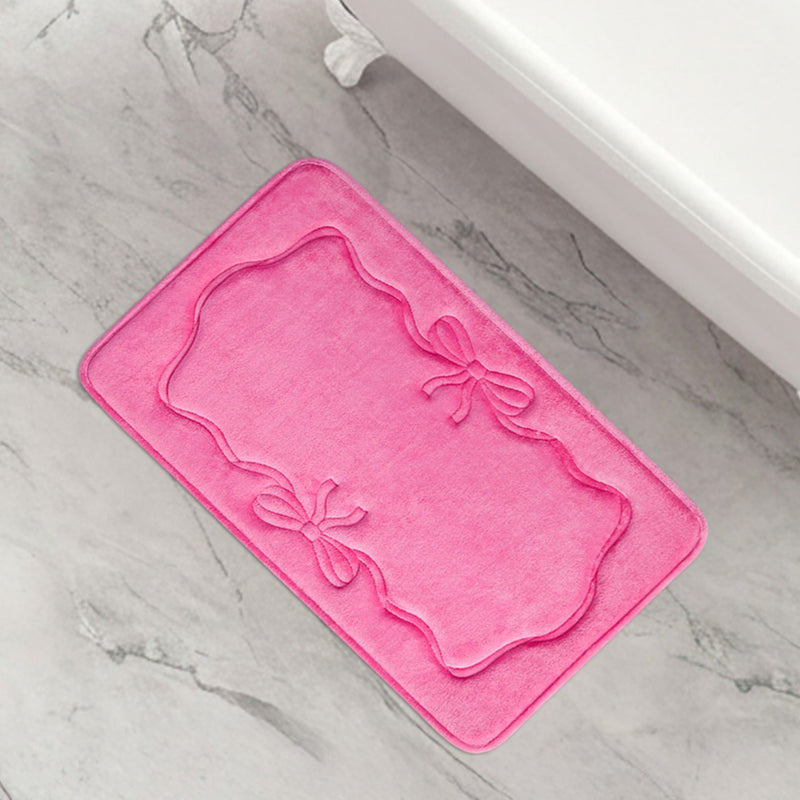 Quilted Memory Foam Bath Mat, 20" x 32"