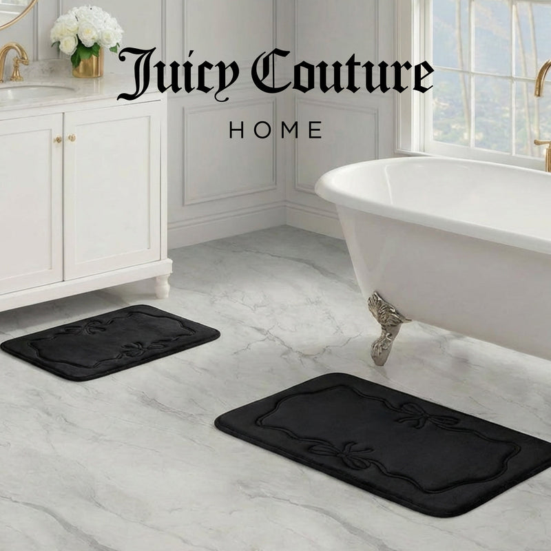 Quilted Memory Foam Bath Mat 2-Piece Set