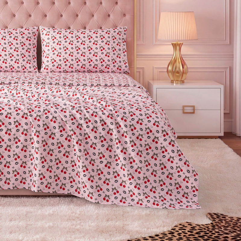 Printed Microfiber Sheet Set