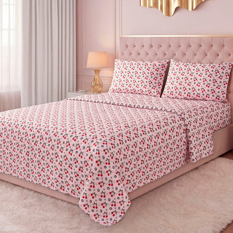 Printed Microfiber Sheet Set