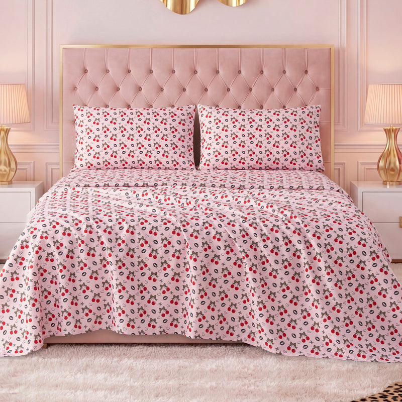 Printed Microfiber Sheet Set
