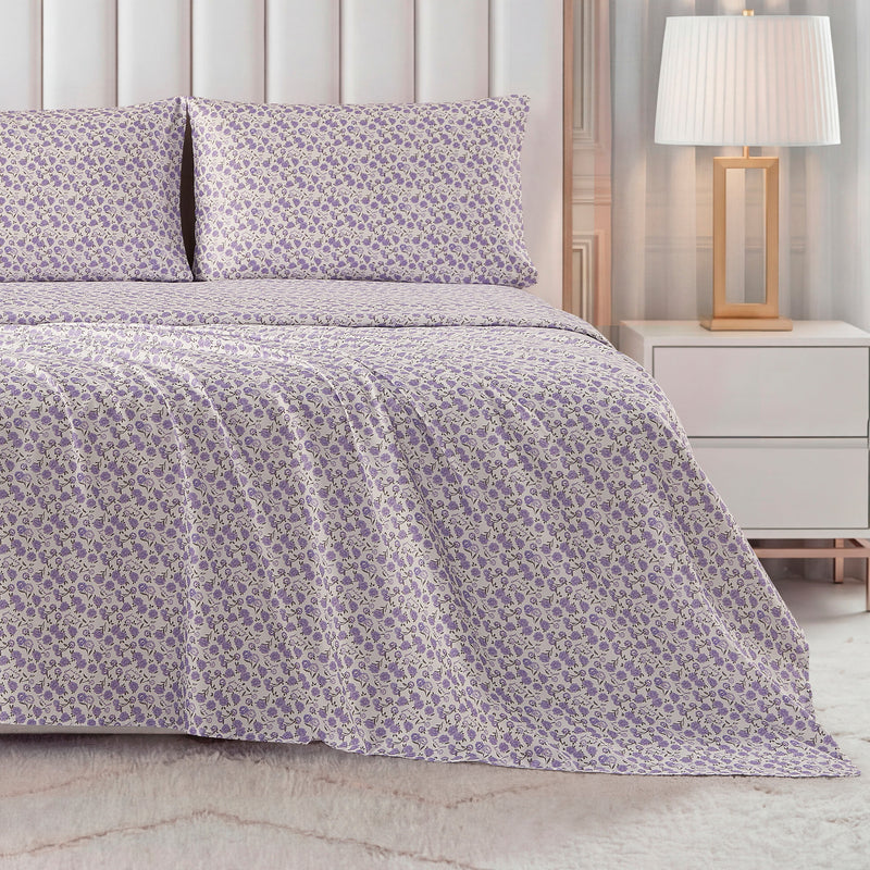 Printed Microfiber Sheet Set