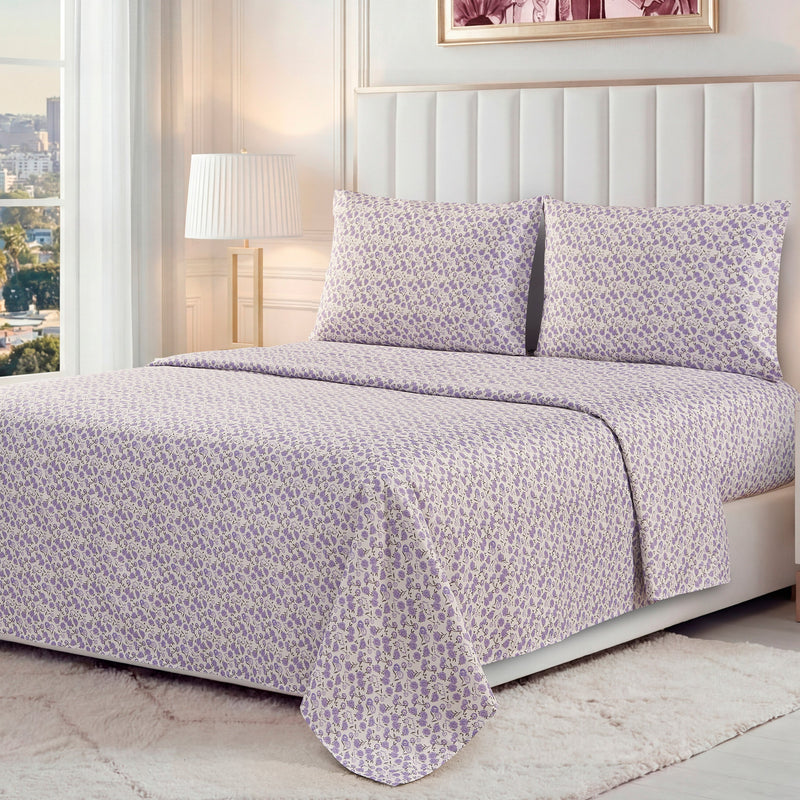 Printed Microfiber Sheet Set