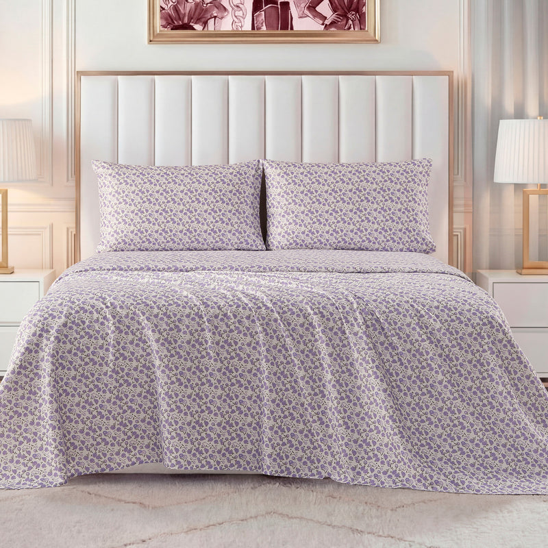 Printed Microfiber Sheet Set