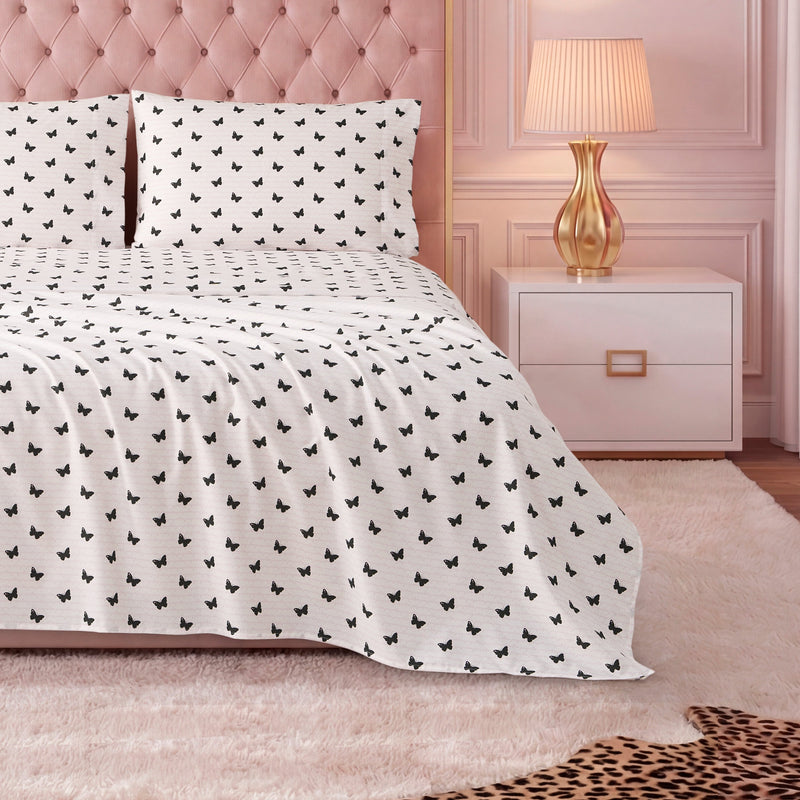 Printed Microfiber Sheet Set