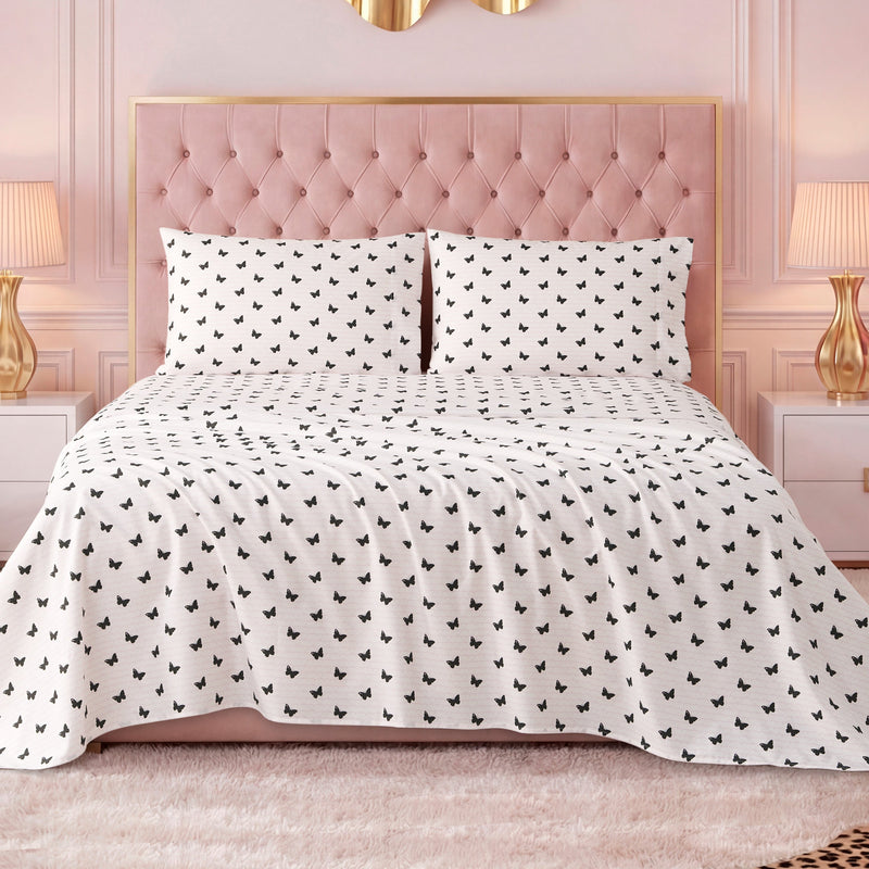 Printed Microfiber Sheet Set