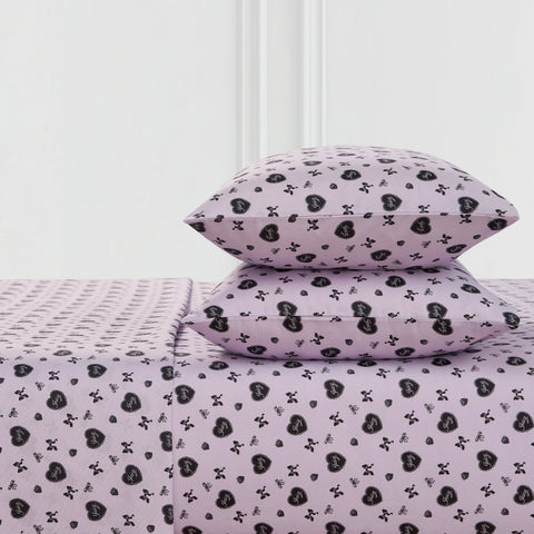 Printed Microfiber Sheet Set