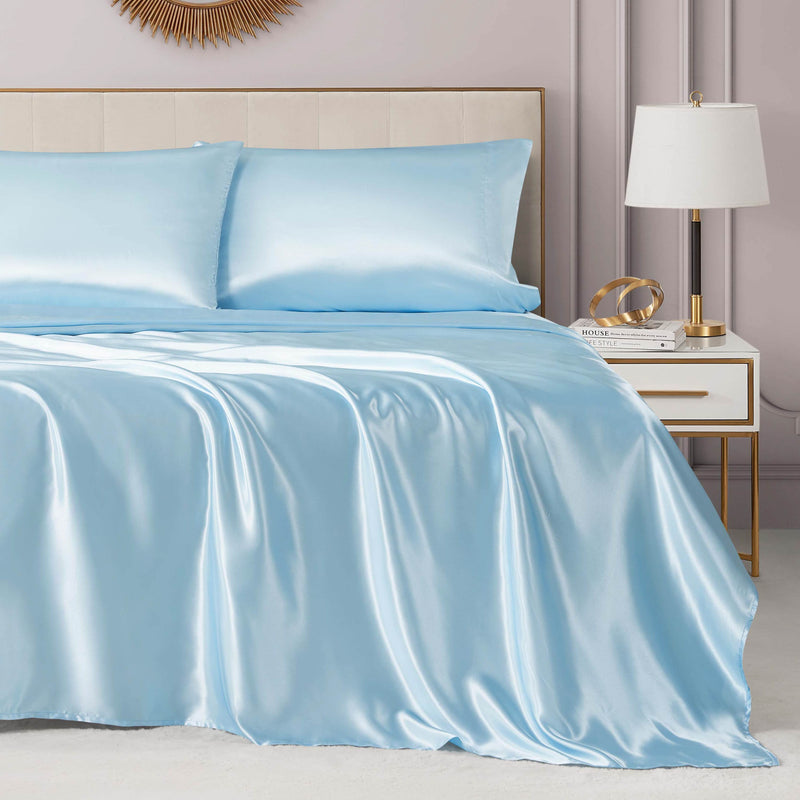 Solid Satin Sheet Set