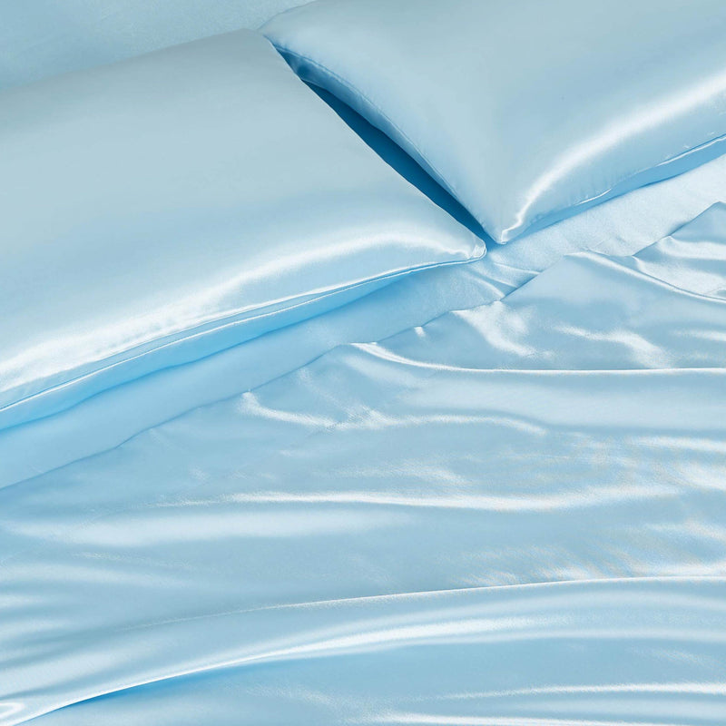 Solid Satin Sheet Set