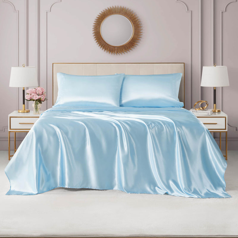 Solid Satin Sheet Set