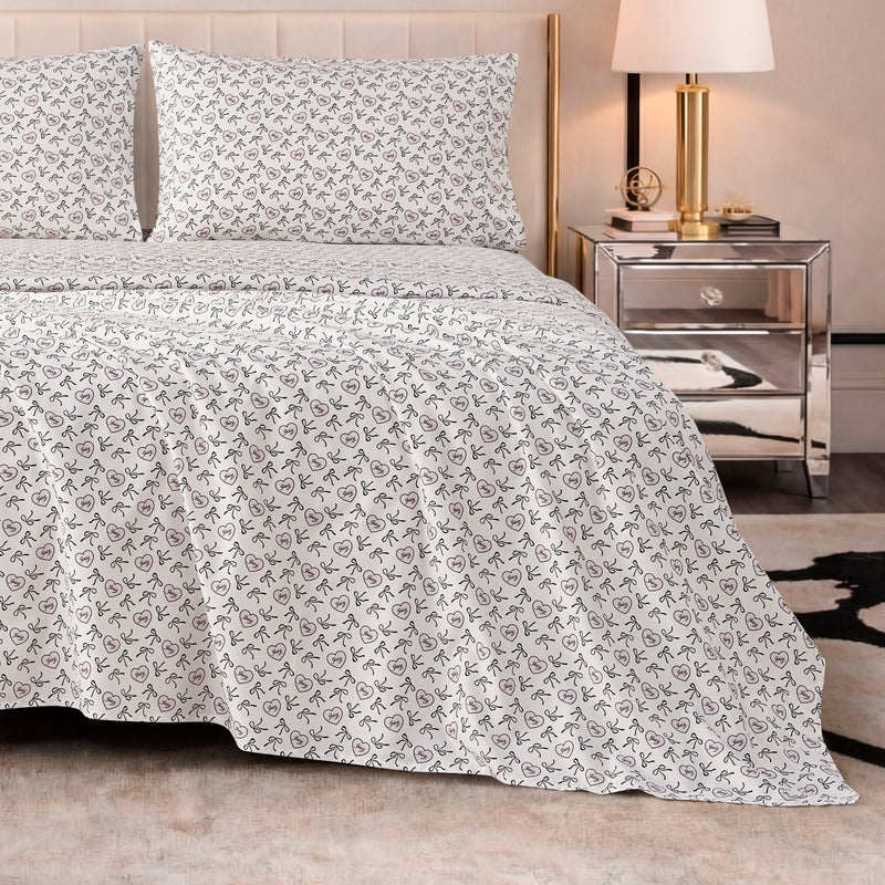 Printed Microfiber Sheet Set