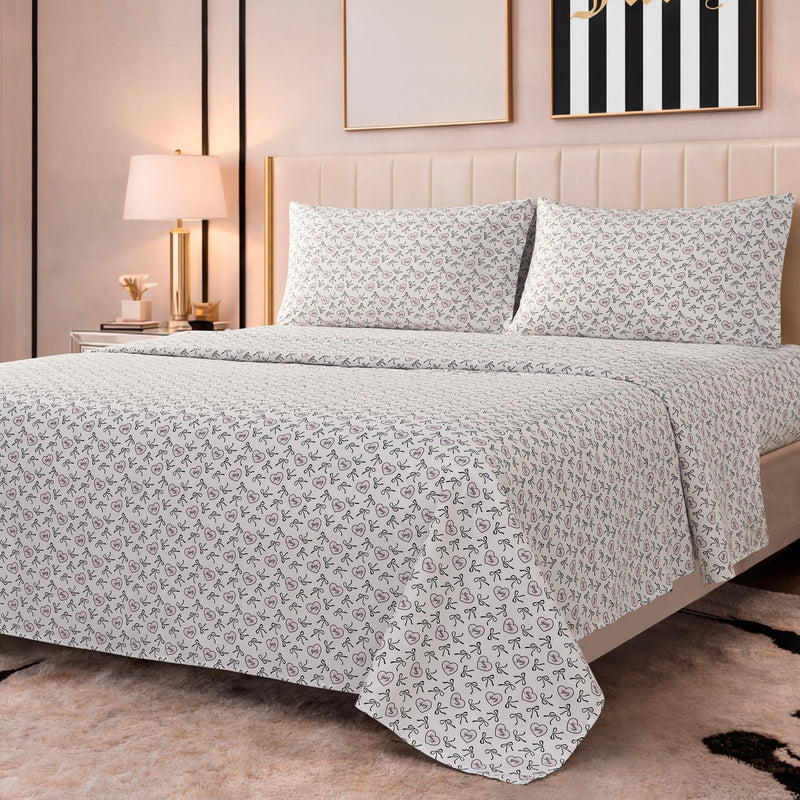Printed Microfiber Sheet Set