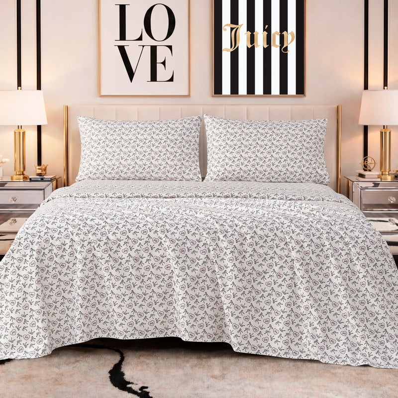 Printed Microfiber Sheet Set