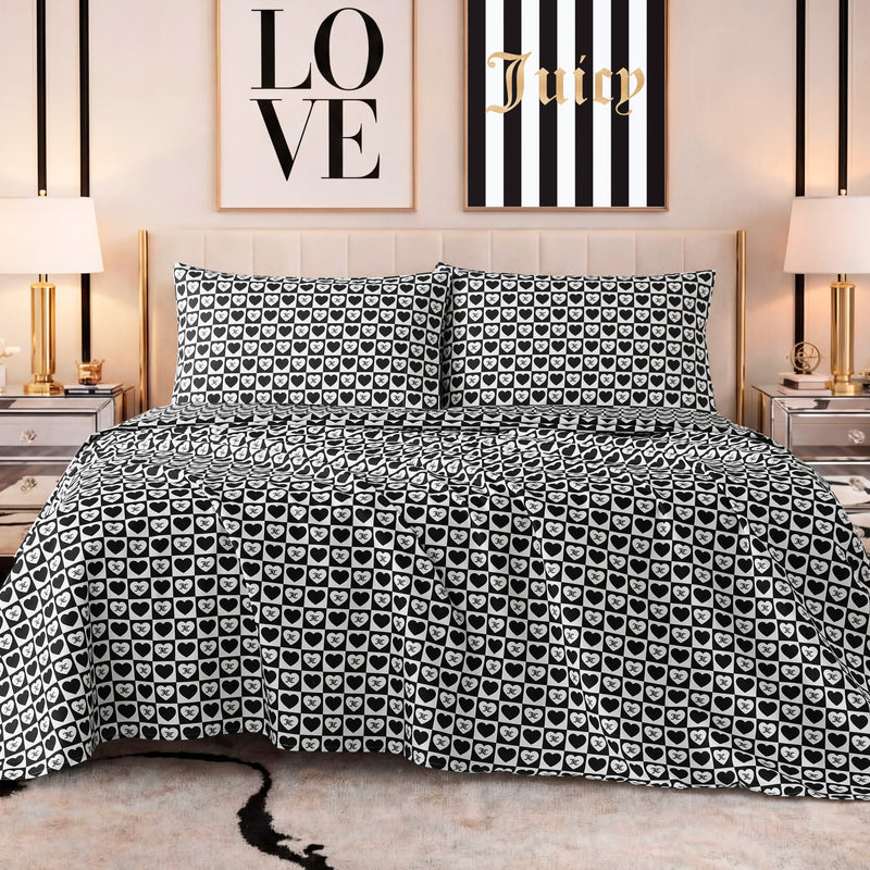Printed Microfiber Sheet Set