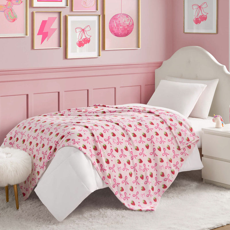 Kids Plush Throw Blanket