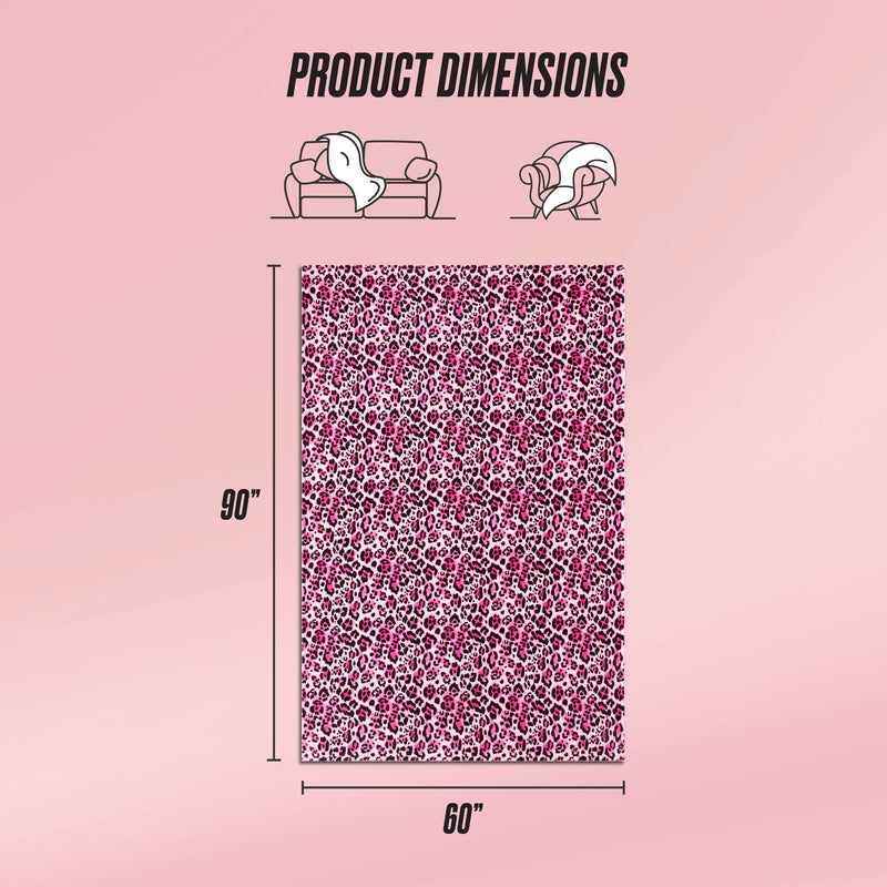 Plush Oversized Throw Blanket, 60" x 90"
