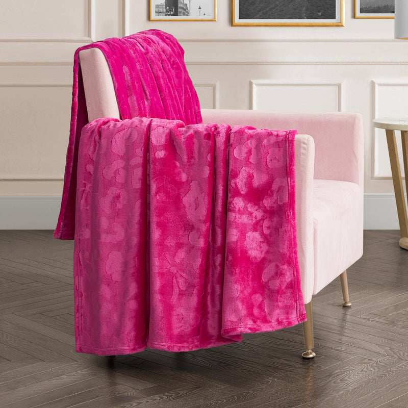 Plush Oversized Throw Blanket, 60" x 90"