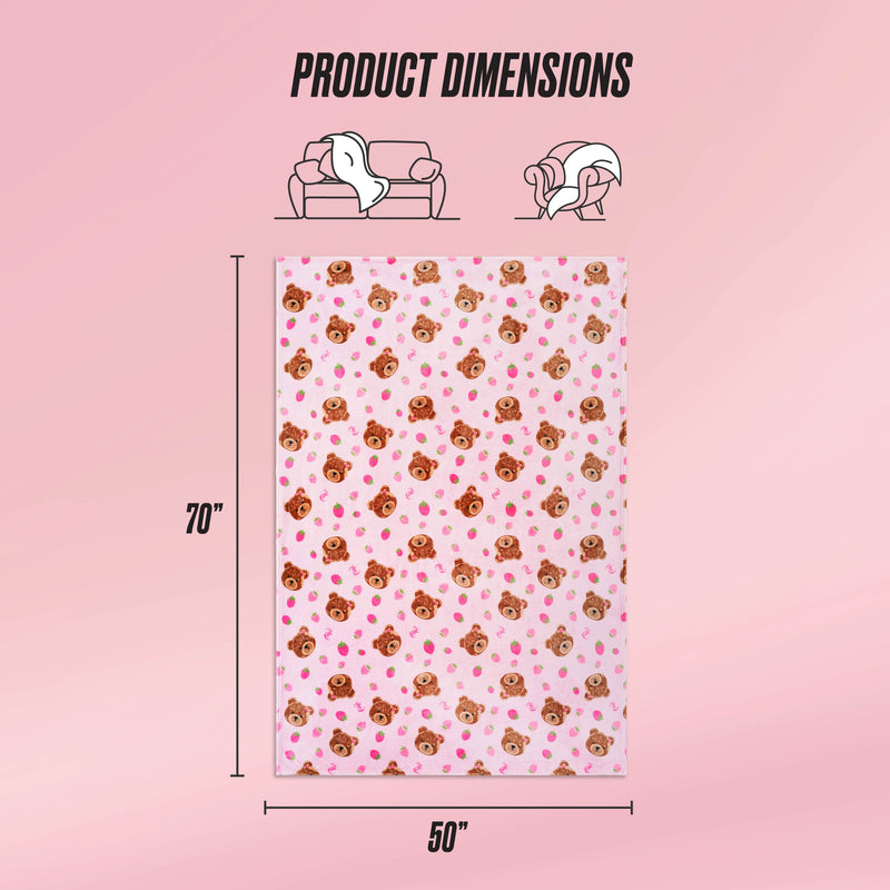 Kids Plush Throw Blanket
