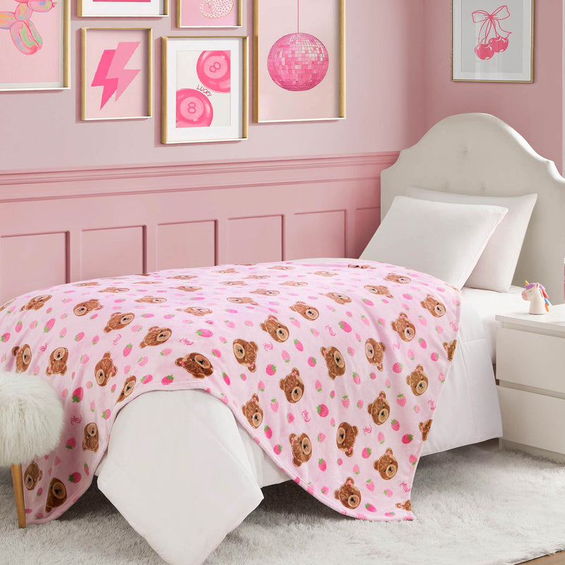 Kids Plush Throw Blanket