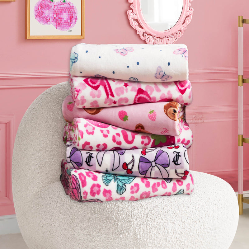 Kids Plush Throw Blanket