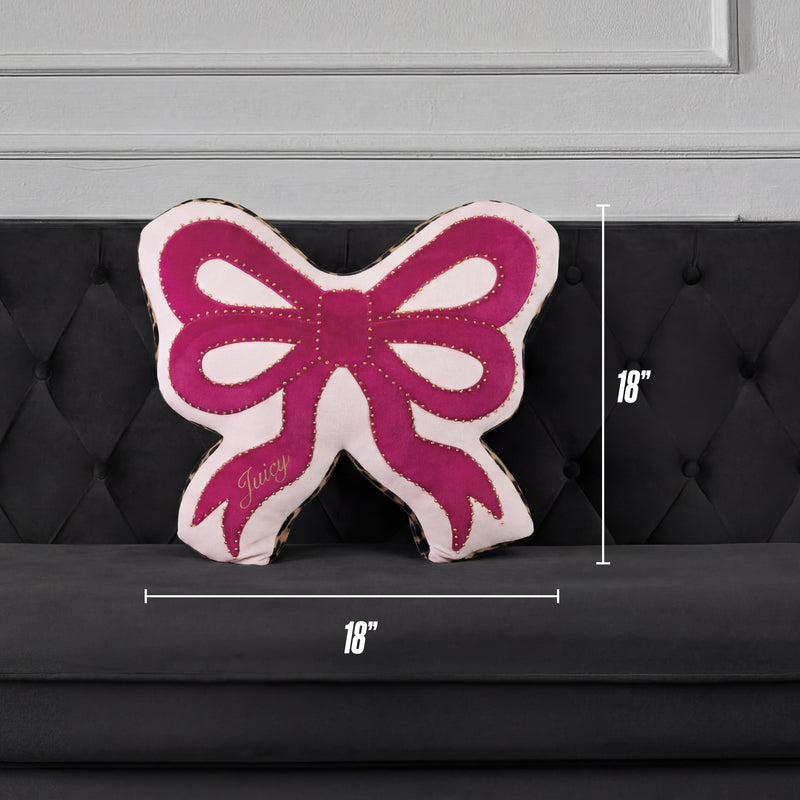 Reversible Bow Decorative Pillow