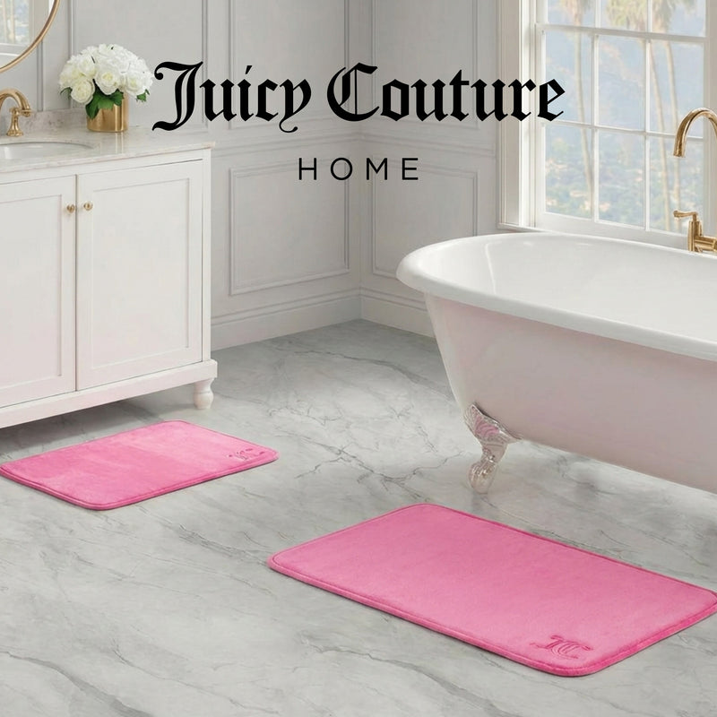 Quilted Memory Foam Bath Mat 2-Piece Set
