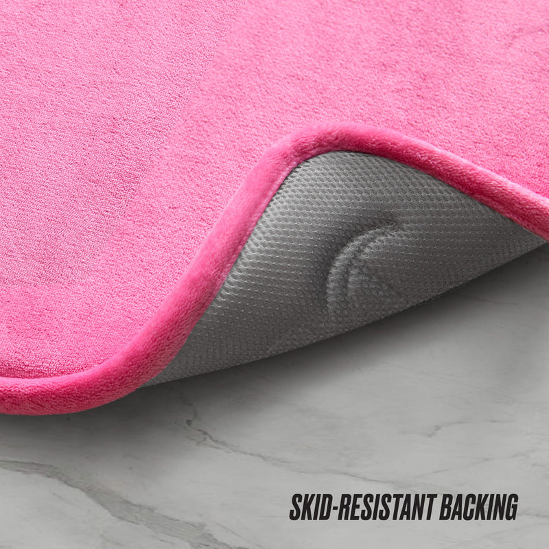 Quilted Memory Foam Bath Mat 2-Piece Set