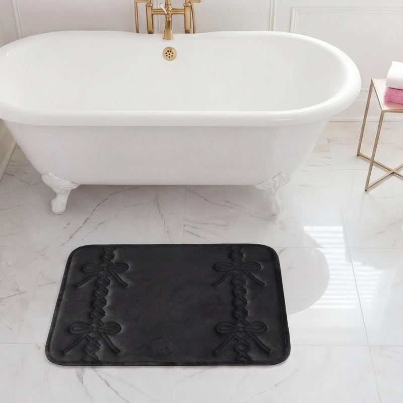 Quilted Memory Foam Bath Mat, 17" x 24"