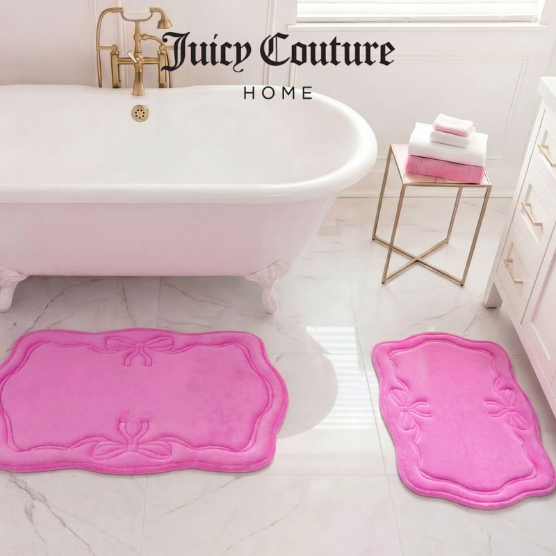 Quilted Memory Foam Bath Mat 2-Piece Set