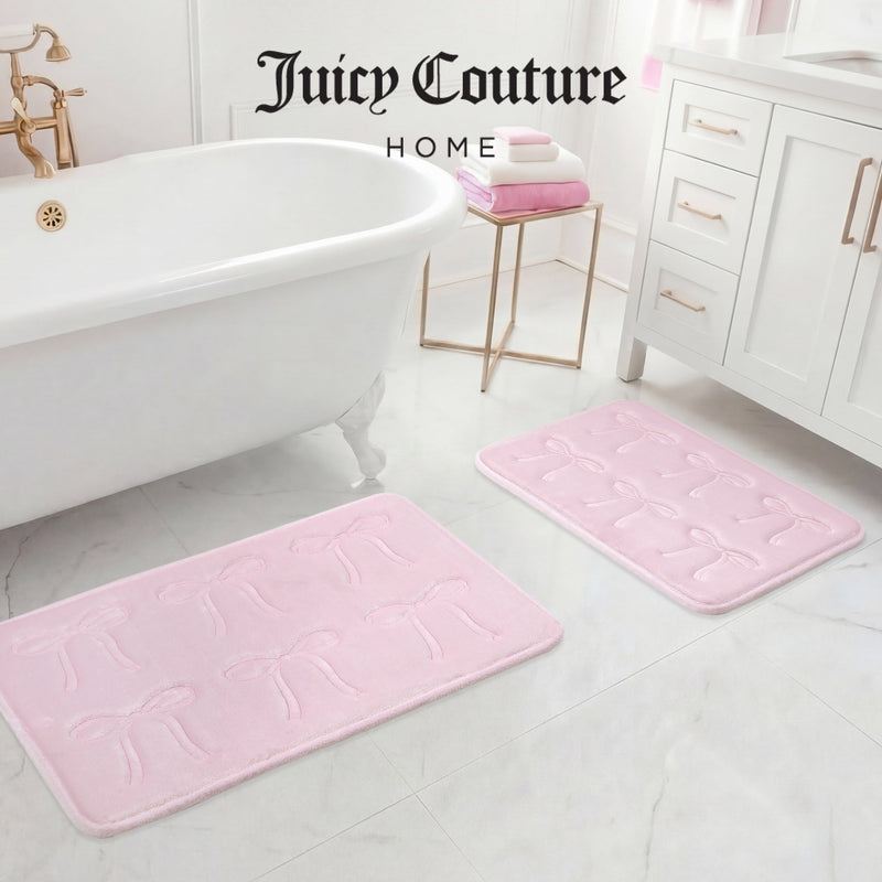 Quilted Memory Foam Bath Mat 2-Piece Set