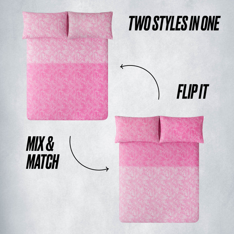 In The Wild Solid Reversible Bed in a Bag Bedding Set