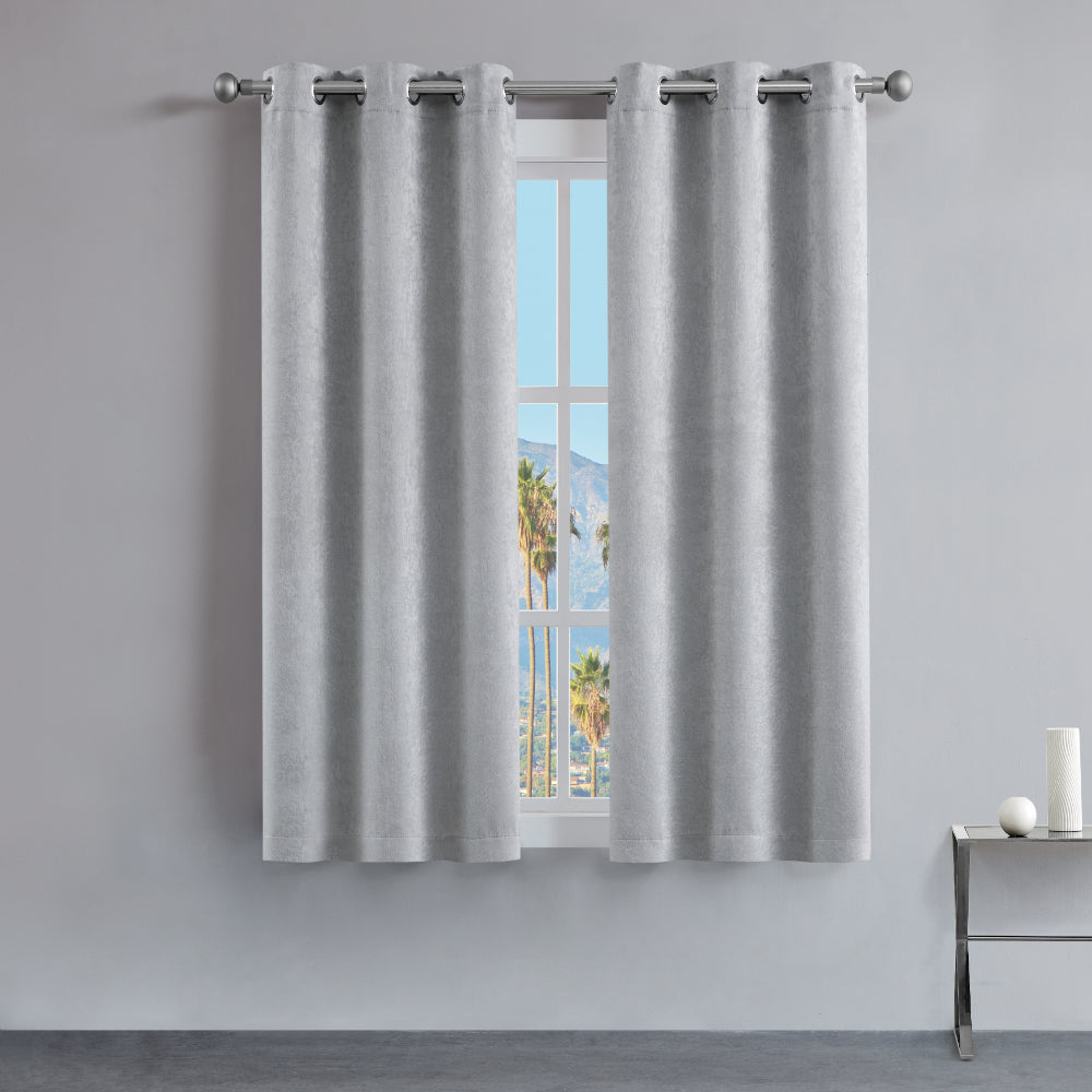 Faux Suede Curtains