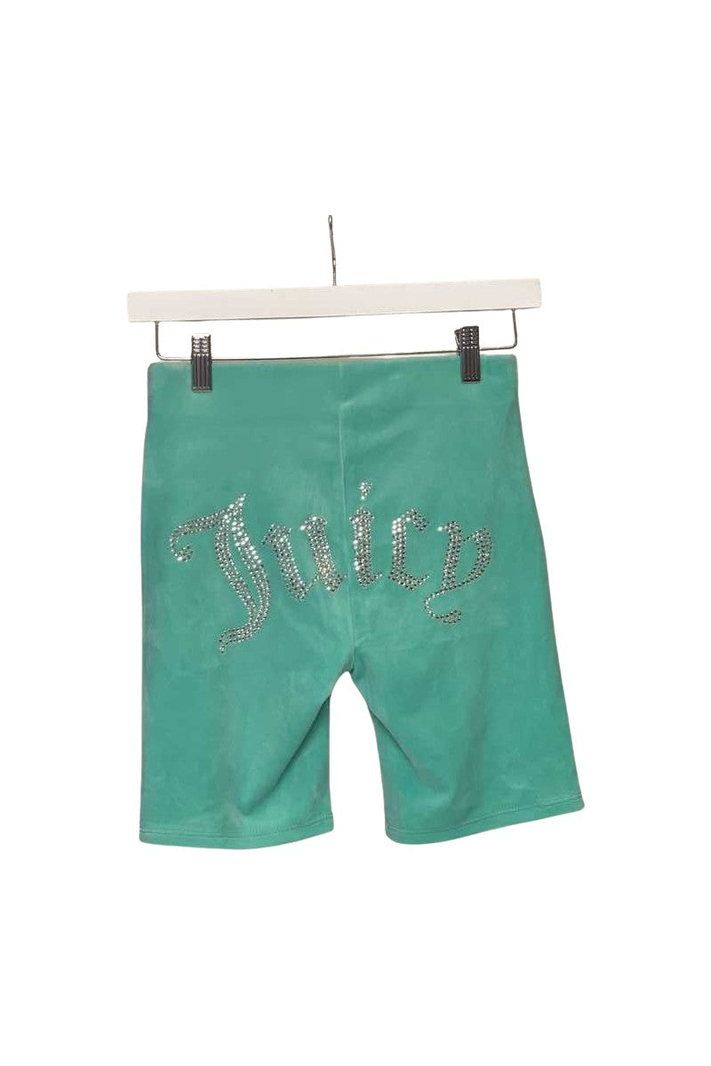 Big Bling Velour Biker Shorts—REJUICED