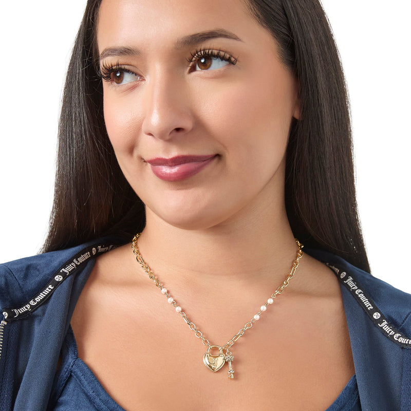 Heart Locket Charm Necklace