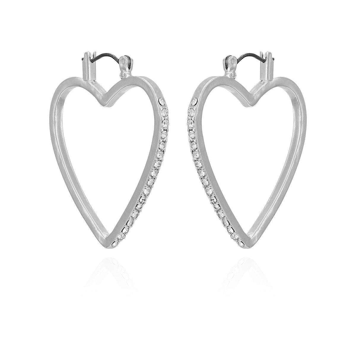 Heart Hoop Earrings