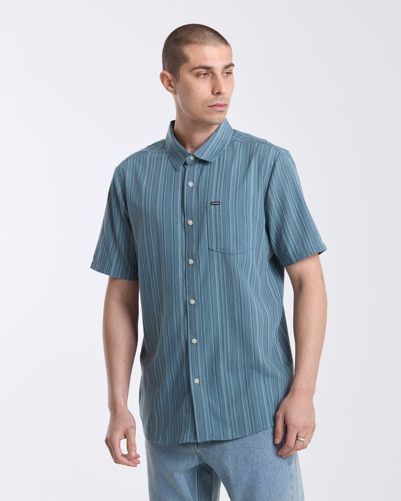 Men's Jahstripe Short Sleeve Shirt