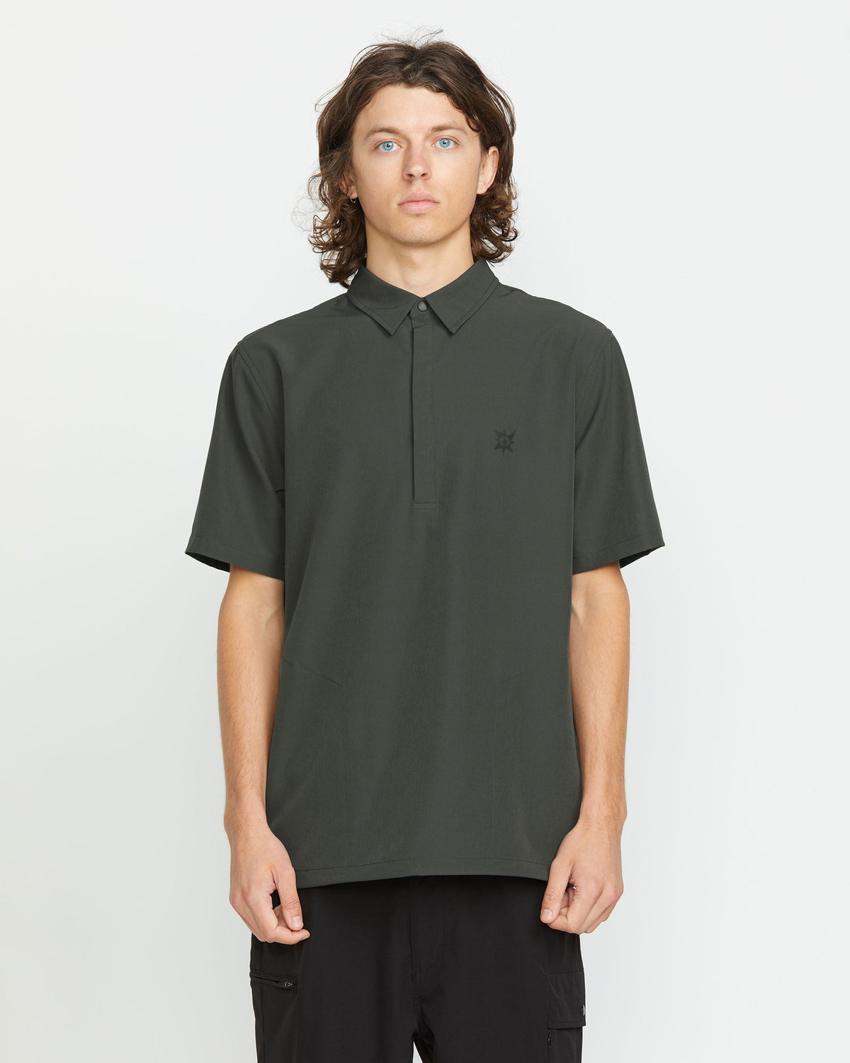 Volcom - Volcom Japan Men's Sense Popover Short Sleeve Shirt