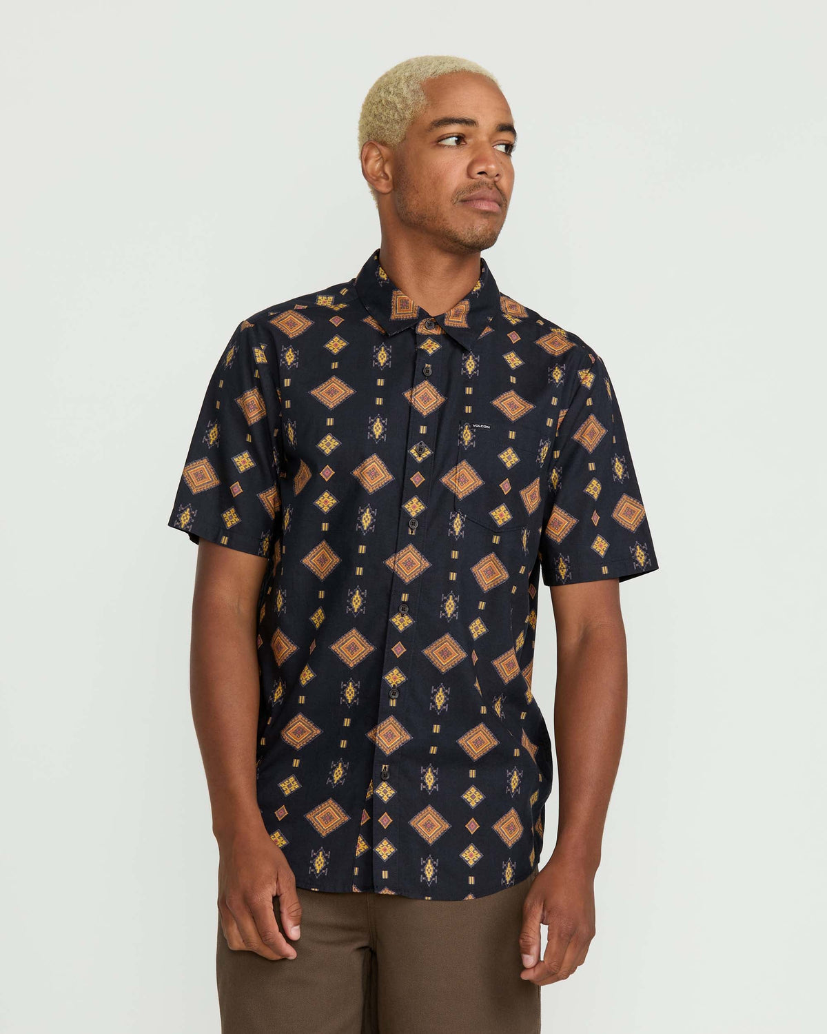 Volcom - Men's Desert Dobby Short Sleeve Shirt