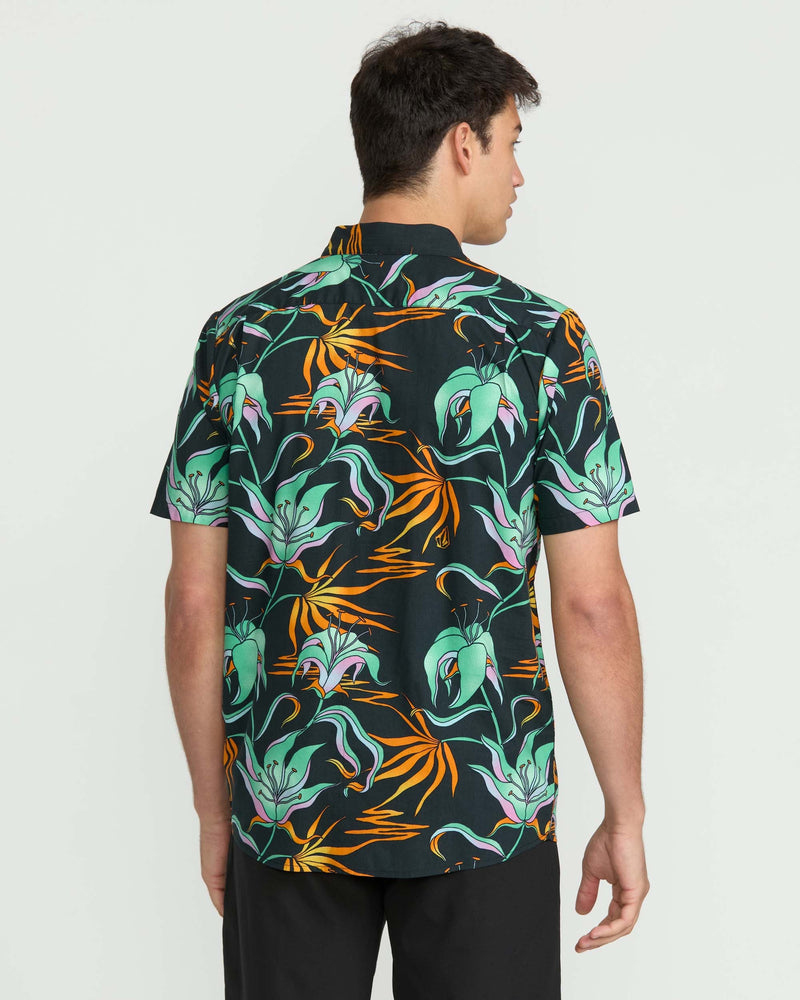 Volcom - Men's Brainmelter Floral Short Sleeve Shirt