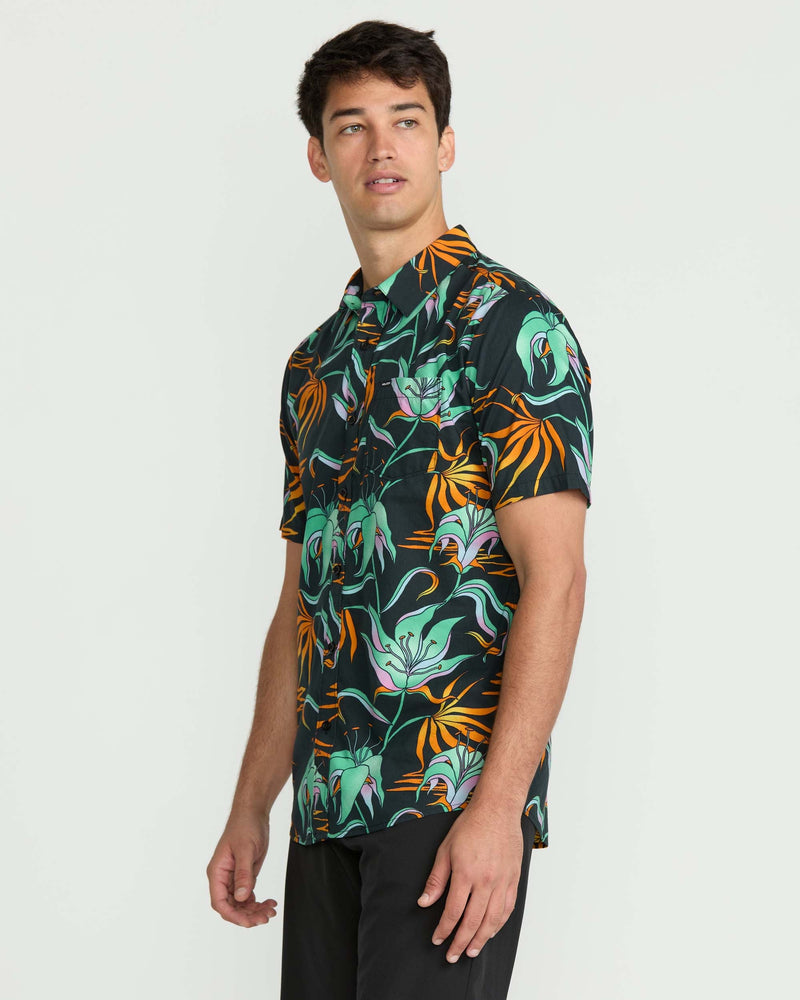 Volcom - Men's Brainmelter Floral Short Sleeve Shirt