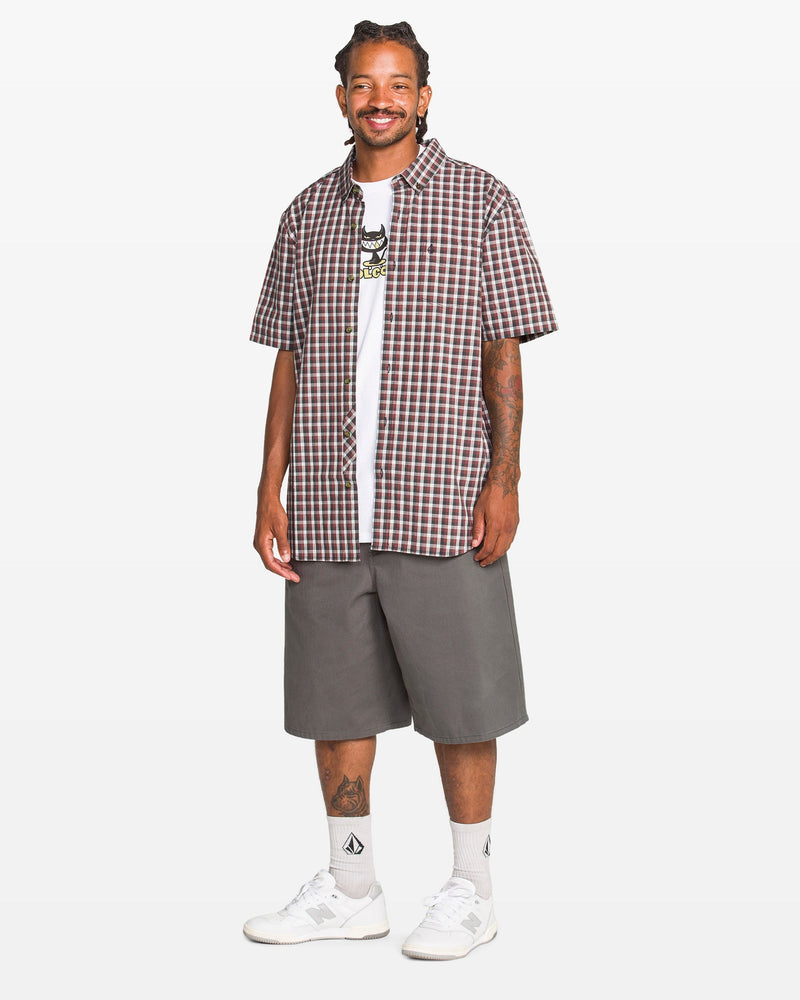 Men's Louie Check Short Sleeve Shirt