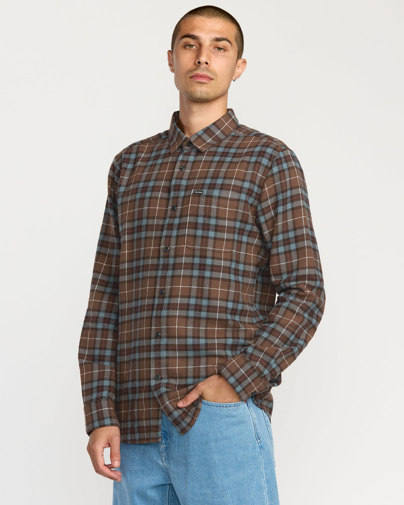 Men's Caden Plaid Long Sleeve Shirt