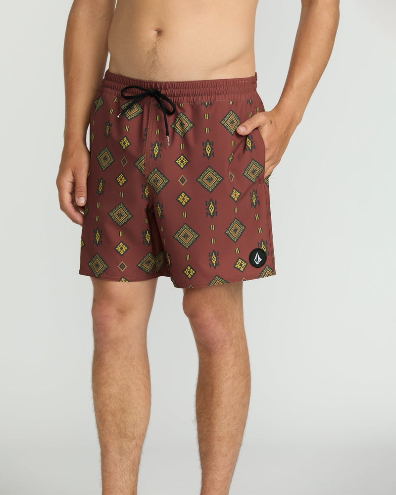 Volcom - Men's Lido Print 16" Trunks