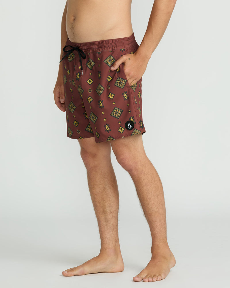 Volcom - Men's Lido Print 16" Trunks