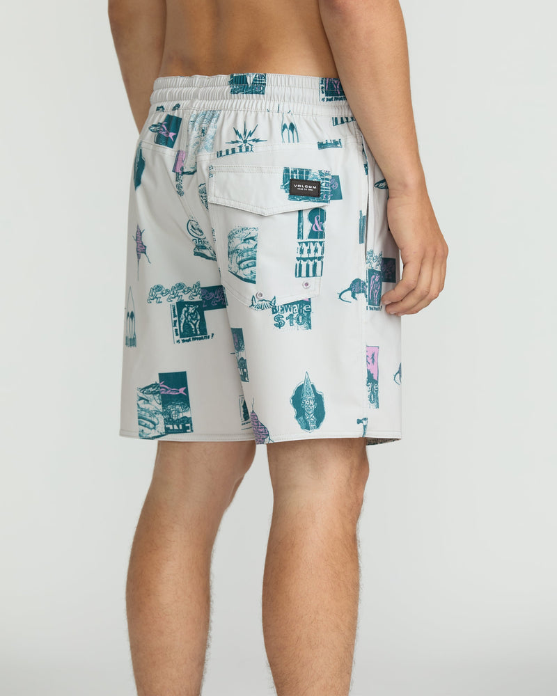 Volcom - Men's Psyche Cotton 17" Trunks