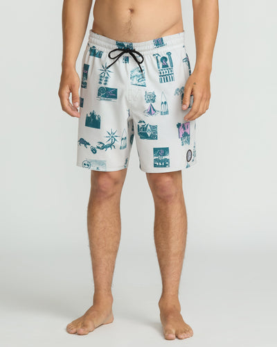 Volcom - Men's Psyche Cotton 17" Trunks