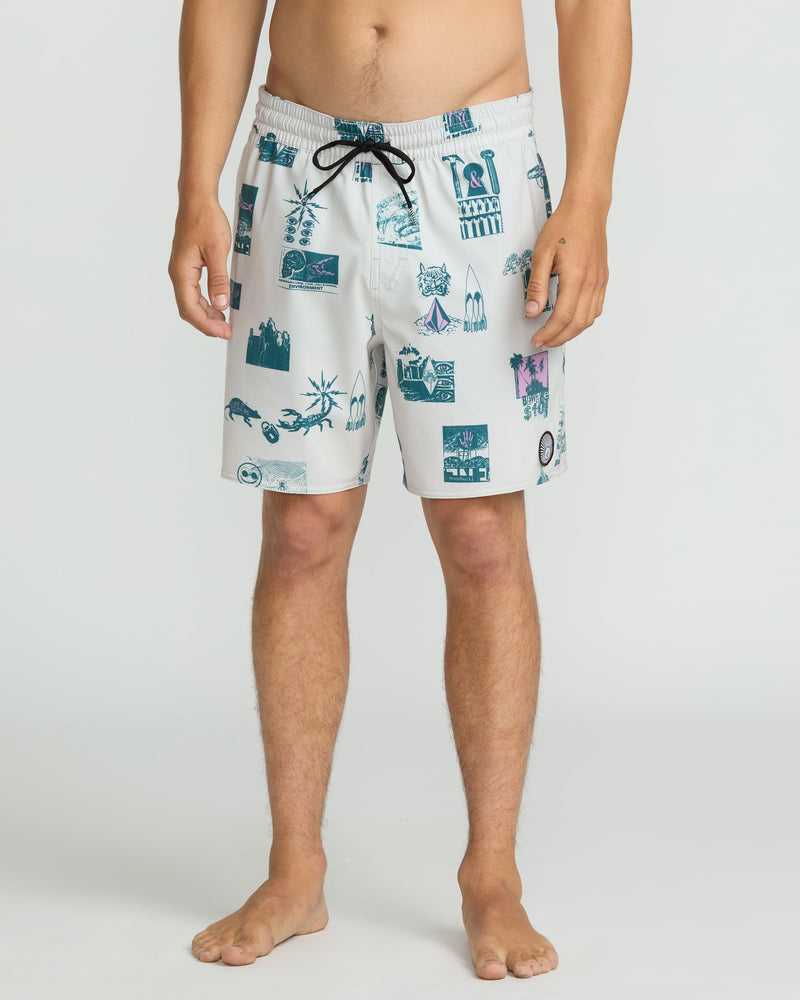 Volcom - Men's Psyche Cotton 17" Trunks